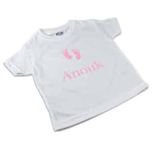 T-Shirt Babyfuss rosa