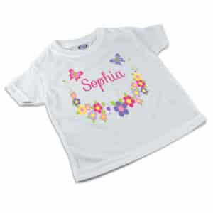 T-Shirt Blumen&Schmetterlinge