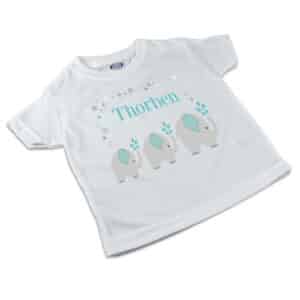 T-Shirt Elefant türkis