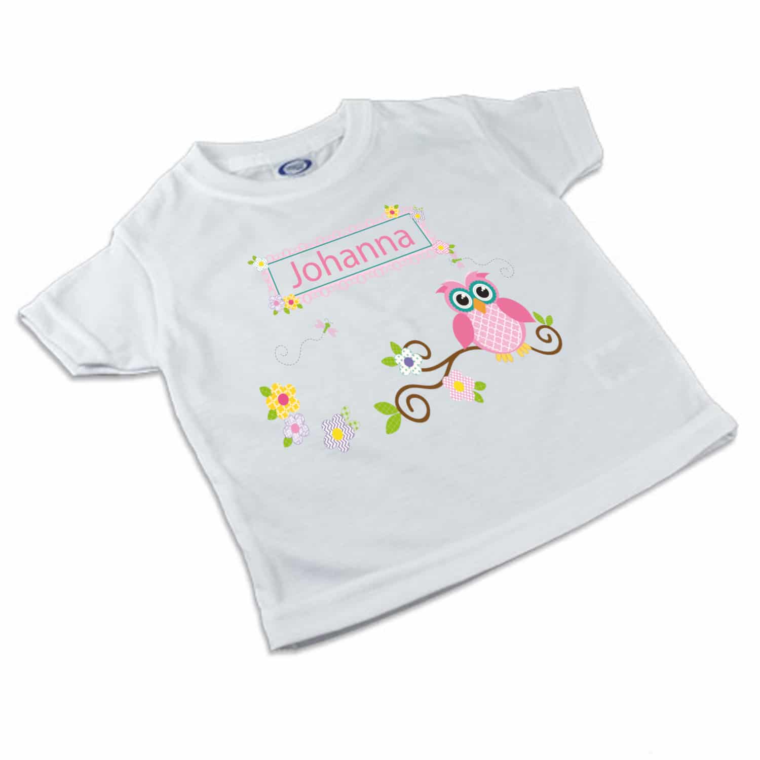 T-Shirt Eule pink