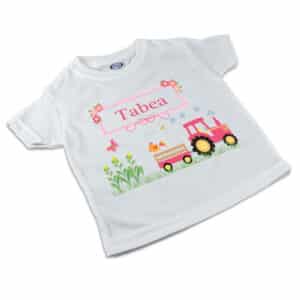 T-Shirt Traktor pink