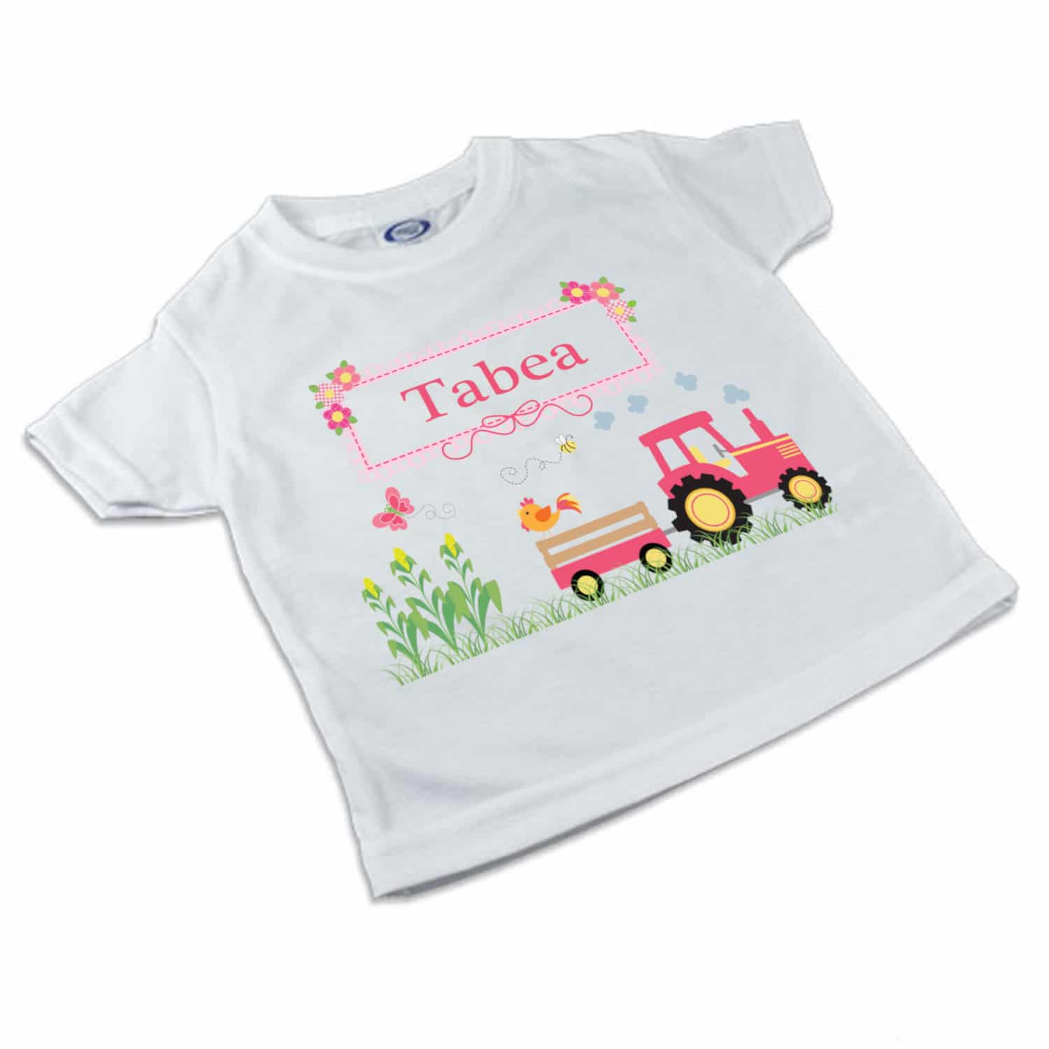 T-Shirt Traktor pink