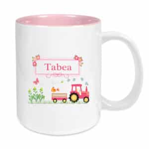 Tasse rosa Traktor pink