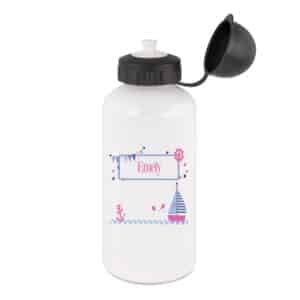 Aluminium Trinkflasche Segelboot pink