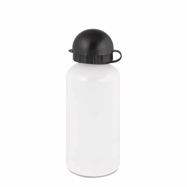 Aluminium Trinkflasche weiss Vorlage